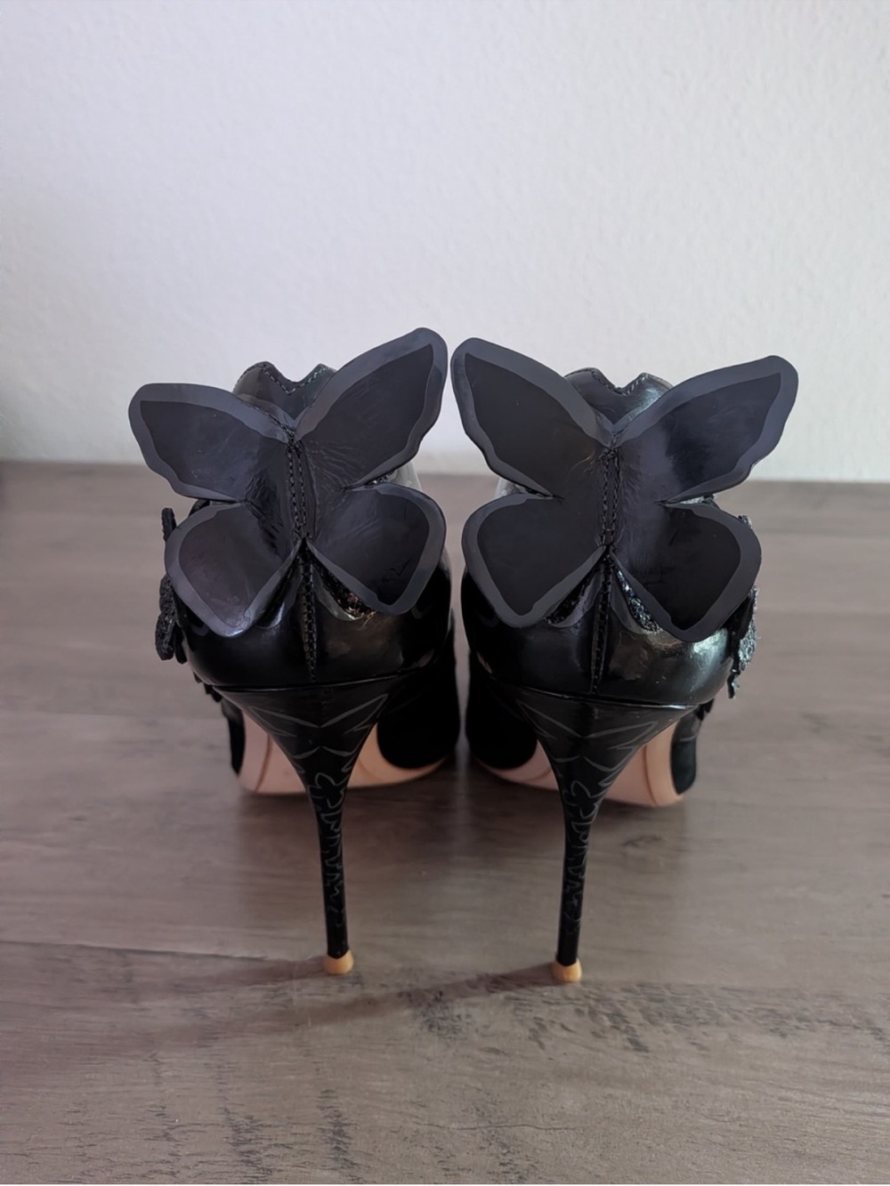 Black Butterfly Heels by Sophia Webster - Picture 5 of 6